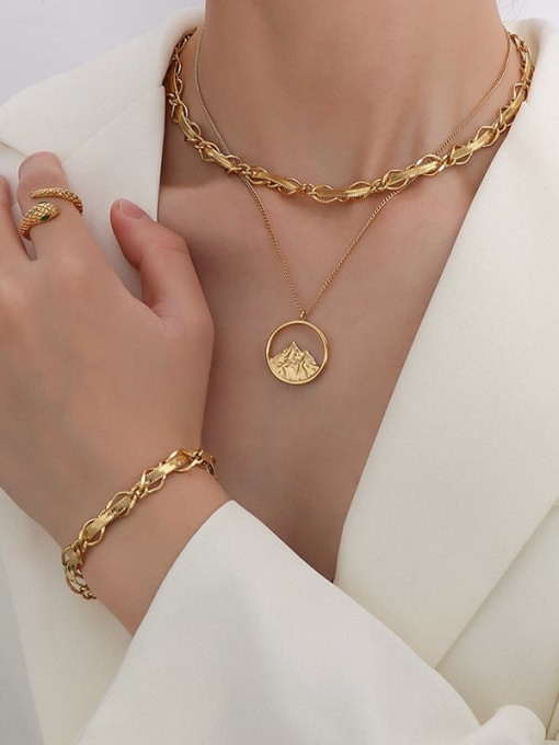 Woven Chain Necklace Nissa Jewelry