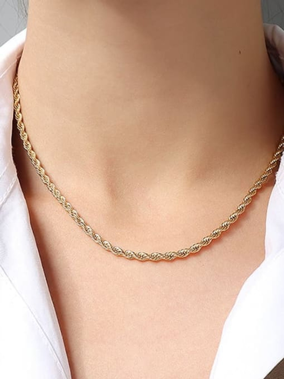 Dainty waterproof Jewellery | Anti-tarnish gold plated necklace – RosyWine