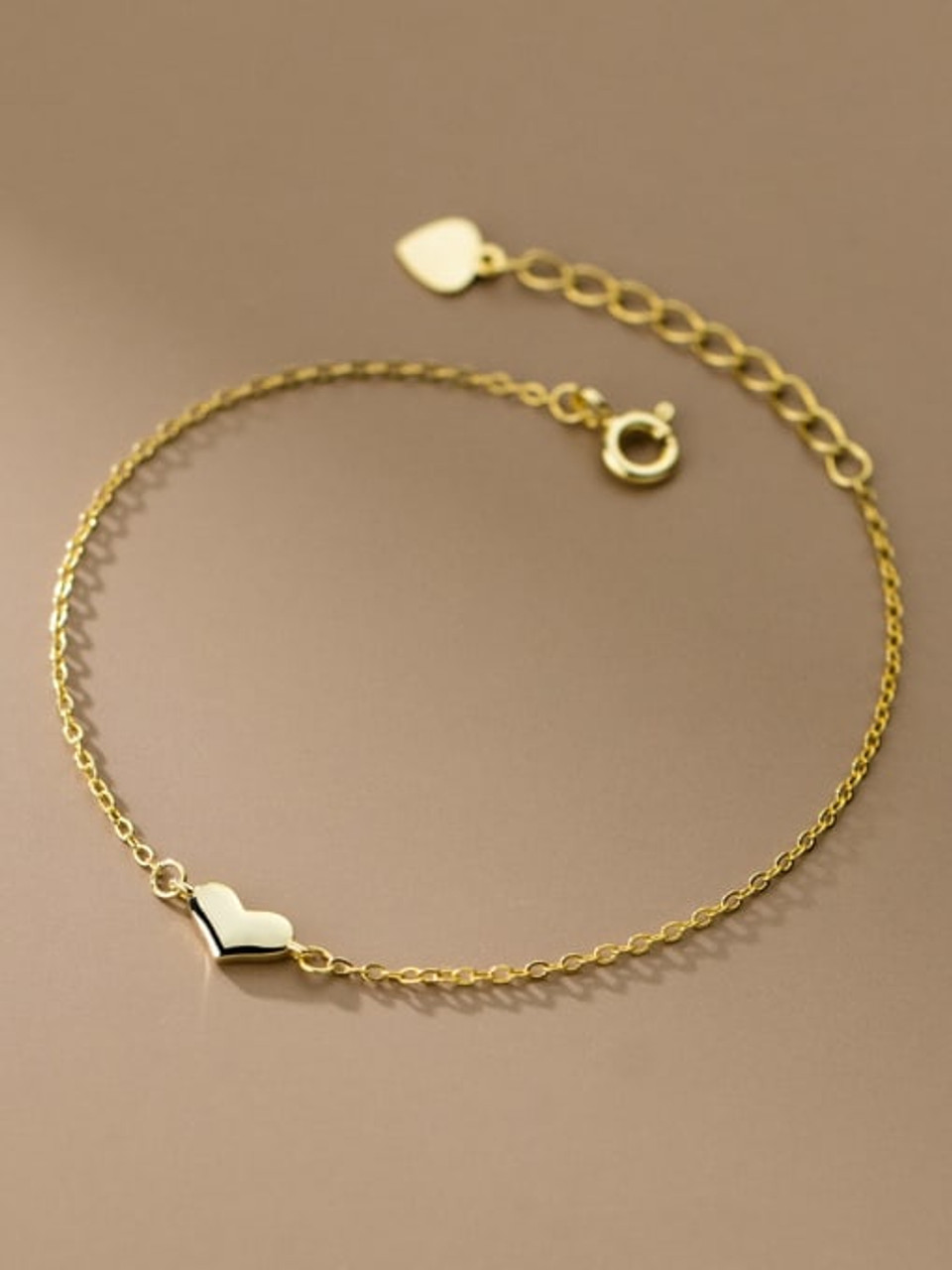 Mini Heart Bracelet - Gold – Saint Valentine Jewellery