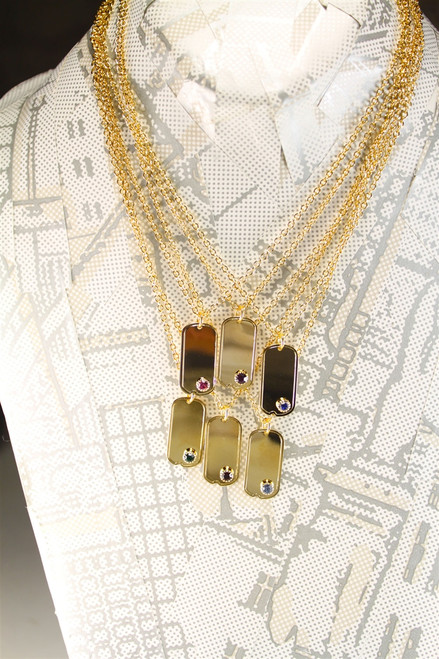Birthstone Necklaces - 1" charm - As seen on Today!