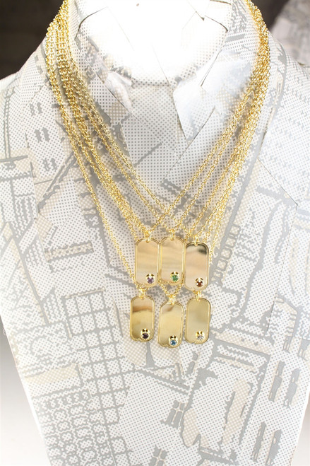 Birthstone Necklaces - 1" charm - As seen on Today!