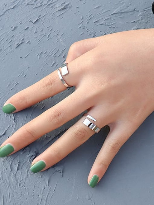 *Waterproof* Flat Wrapped Ring: Gold Or Silver: 1 LEFT!