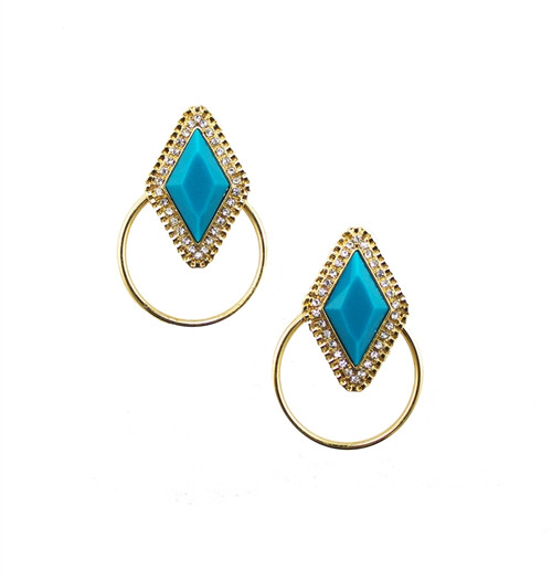 Delano Hoop Earrings- more colors: Seen In Real Simple Magazine!