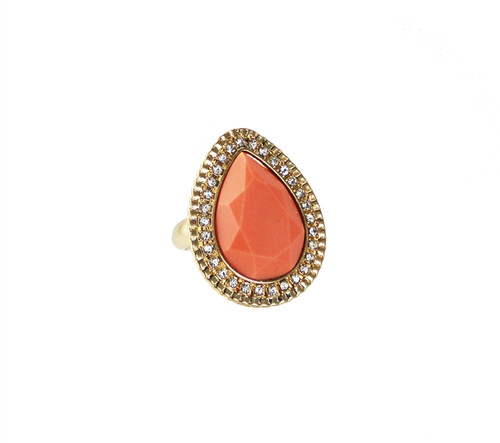 Delano Teardrop Ring- more colors: Seen On Today Show!