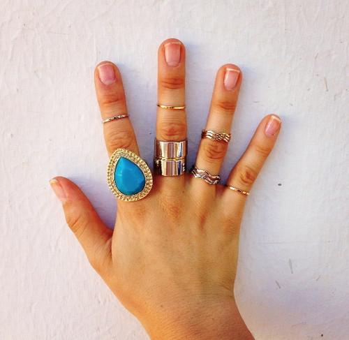 Delano Teardrop Ring- more colors: Seen On Today Show!