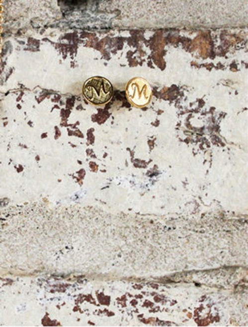 Initials Stud Earrings - As Seen On Today Show!