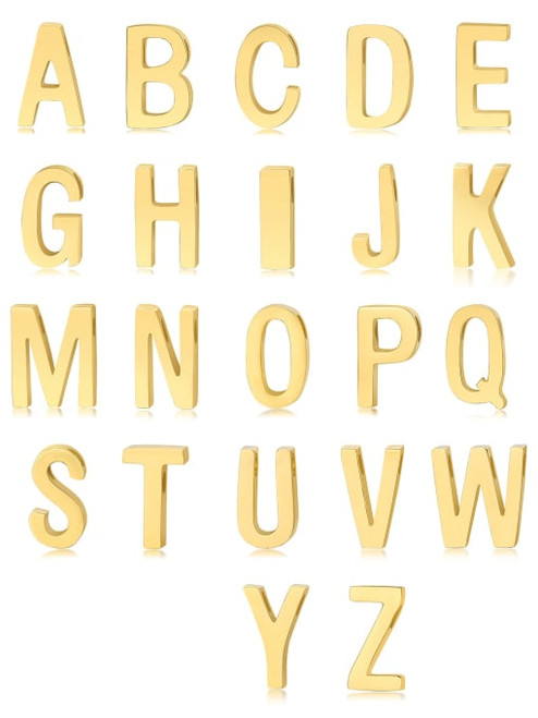 Layered Letter Anklet