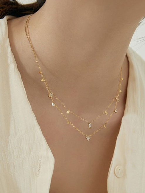 Minimalist Teardrops Necklace: Seen on Kelly Clarkson And The View!