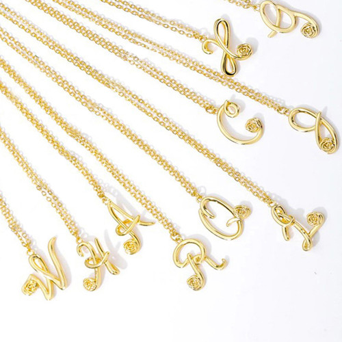  Letter Flower Necklaces: Seen On Today Steals And Deals! LAST ONES!