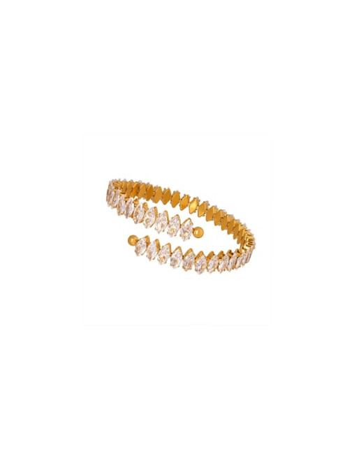 Old Hollywood Marquise Bracelet: Gold  lAST ONE