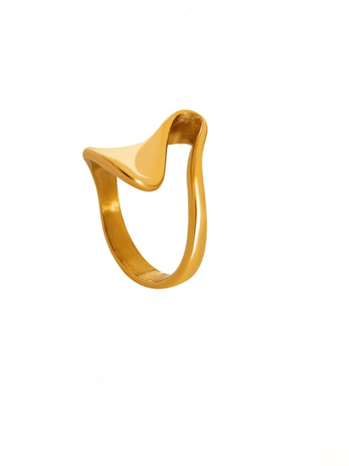 Curve Around Ring: Gold Or Silver