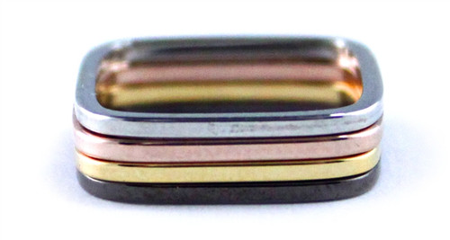 Single Square Rigby Ring: GOLD - LAST ONES