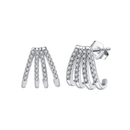 Sterling Sparkle Earrings: Gold Or Silver - Seen On GMA!