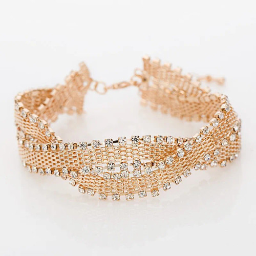 Gilded Glam Bracelet: Gold Or Silver