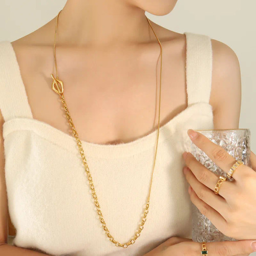 SALE! Toggle Or Wrap Necklace: Gold Or Silver - Two Necklaces In One! : 2 LEFT!