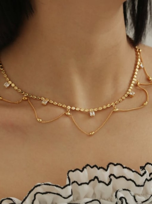 SALE! Chain Drops Necklace