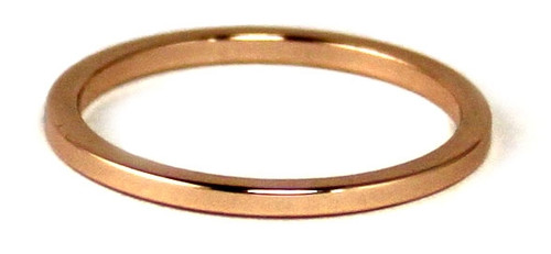 GOLD Single Skinny Band Ring : Size 4 - Seen in Shape Magazine & on the cover of Latina Magazine!