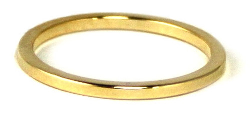 ROSE Single Skinny Band Ring: Size 4 - As Seen in Shape Magazine !