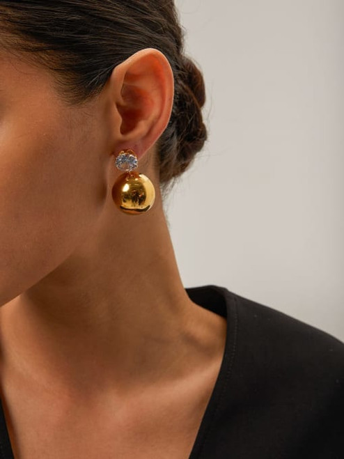 Golden Aura Earrings