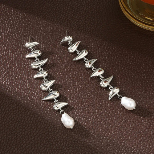 Water Droplets Pearl Earrings: Gold Or Silver - Seen On GMA!