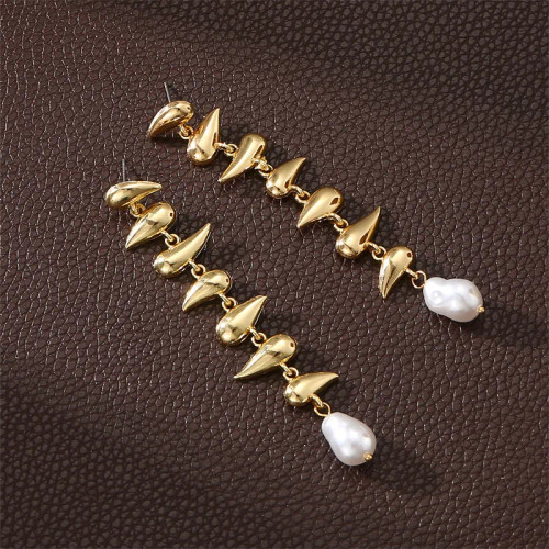 Water Droplets Pearl Earrings: Gold Or Silver - Seen On GMA!