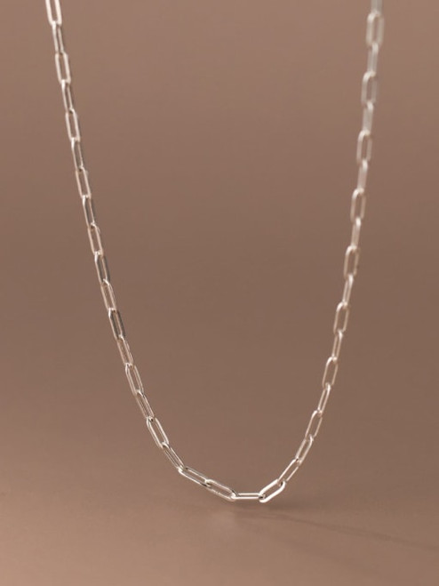 Sterling Paperclip Chain Necklace: LAST ONE!