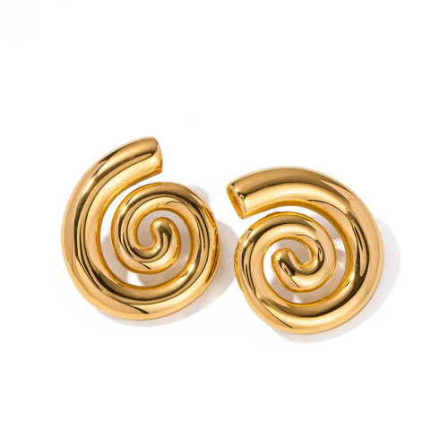 Swirl Earrings: Gold Or Silver: LAST ONES!
