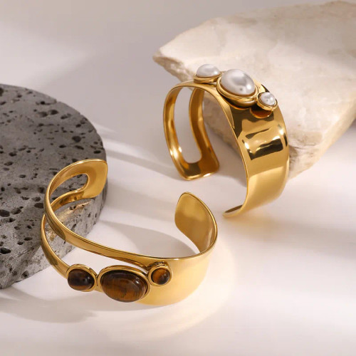 Golden Stones Cuff: Tigereye