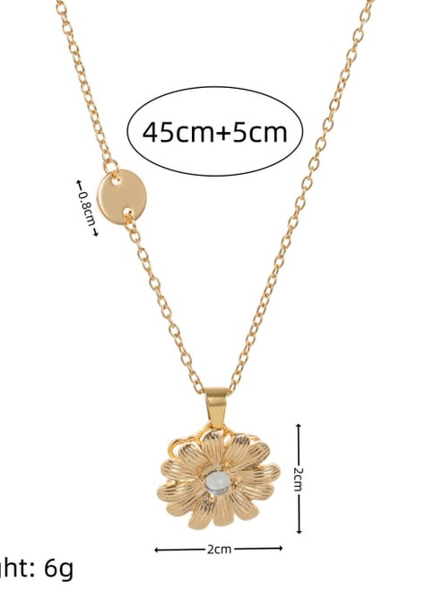Flower Of The Month Rotating Necklace: LAST FEW!