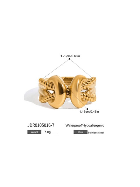 Waterproof Looped Knot Ring