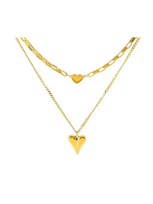 Layered Hearts Necklace: LAST ONES!