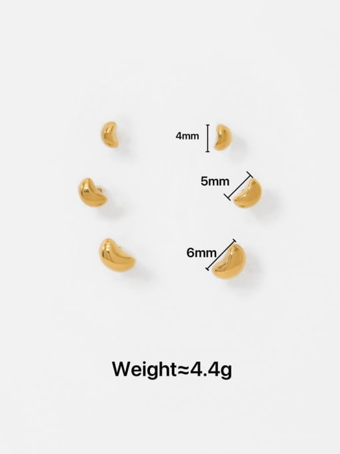 Little Crescent Earring Set: Gold Or SIlver - LAST 3!