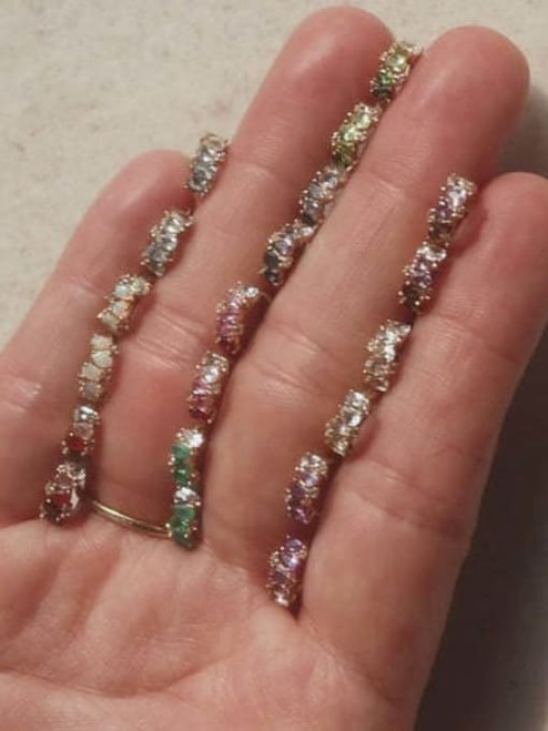 Birthstone Ombre Huggie Hoops