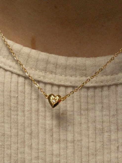 Tiny Heart Necklace - LAST ONES!