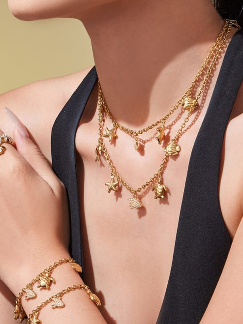 By The Sea Necklace: Gold Or Silver - LAST ONES!