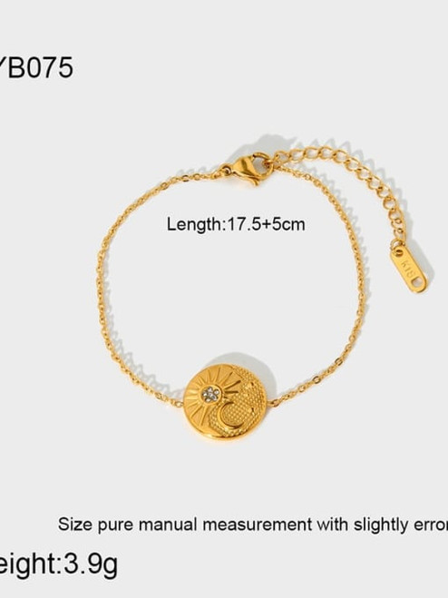 Skies Above Coin Medallion Bracelet: LAST ONE!