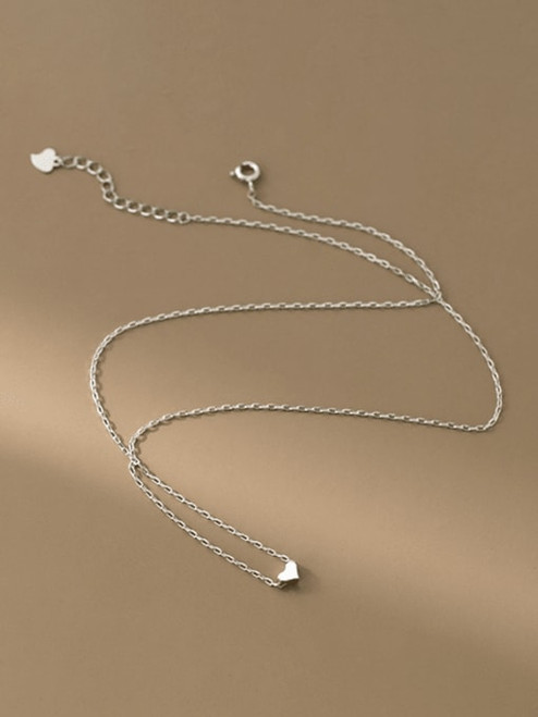 Sterling Heart Necklace: 2 LEFT!