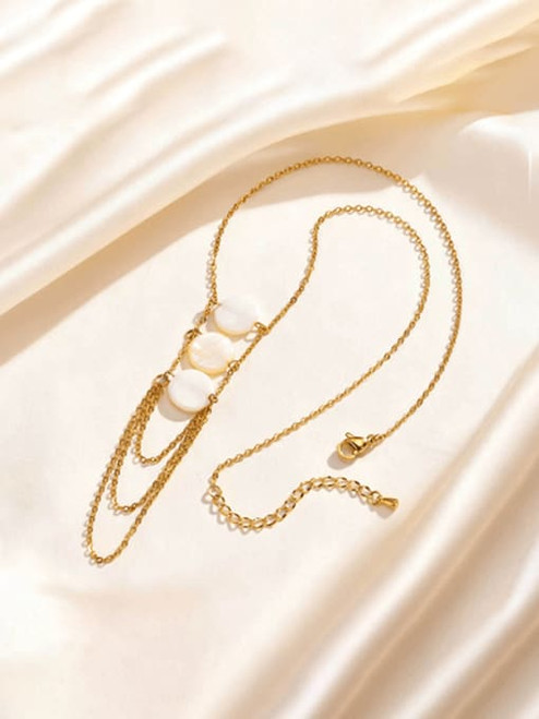 Three Circles Lariat Y Necklace: LAST ONES!