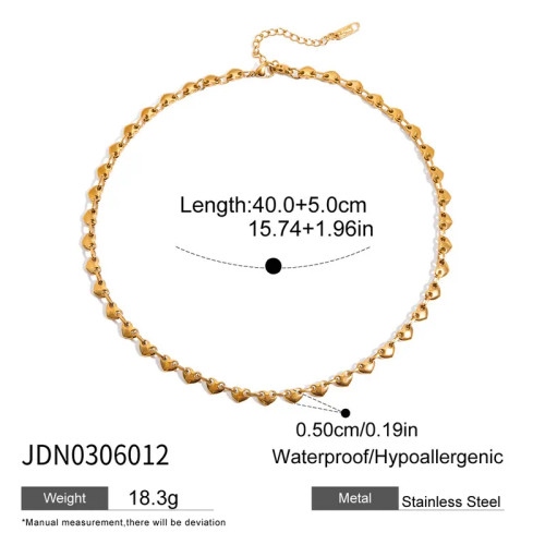 Golden Tiny Hearts Necklace: LAST ONES!