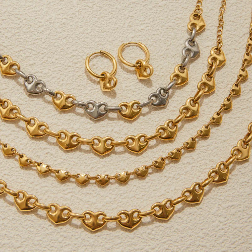 Two Tone Heart Bracelet: LAST ONES!