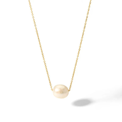 Freshwater Pearl Minimalist Necklace: ONLY ONES!
