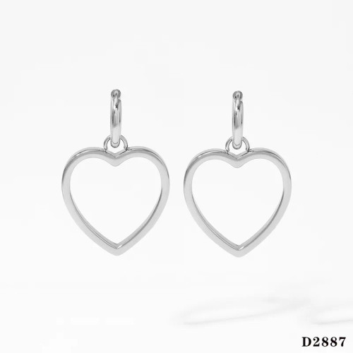 Open Heart Earrings: Gold Or Silver - 2 LEFT!