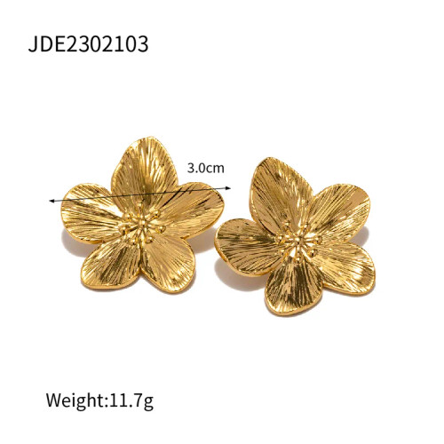 Golden Flower Earrings: LAST PAIR!