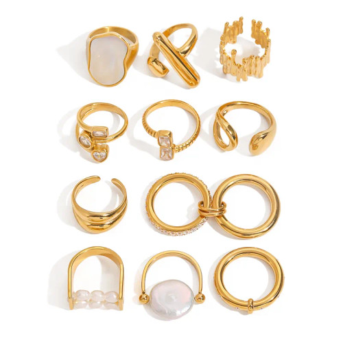 Waterproof Double Stone Ring: LAST ONE!