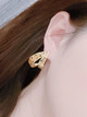 Cut Out Design Double Hoops: Gold Or Silver: LAST ONES!