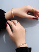 *Waterproof* Braided Metal Ring: Gold, Silver Or Rose