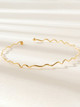 Wavy Collar Necklace: Gold Or Silver
