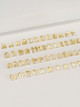 Gold Plated Sterling Letter Stud Earrings