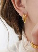 Triple Row Hoops: Gold Or Silver