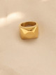 Waterproof Nugget Ring - Size 7: Gold Or Silver